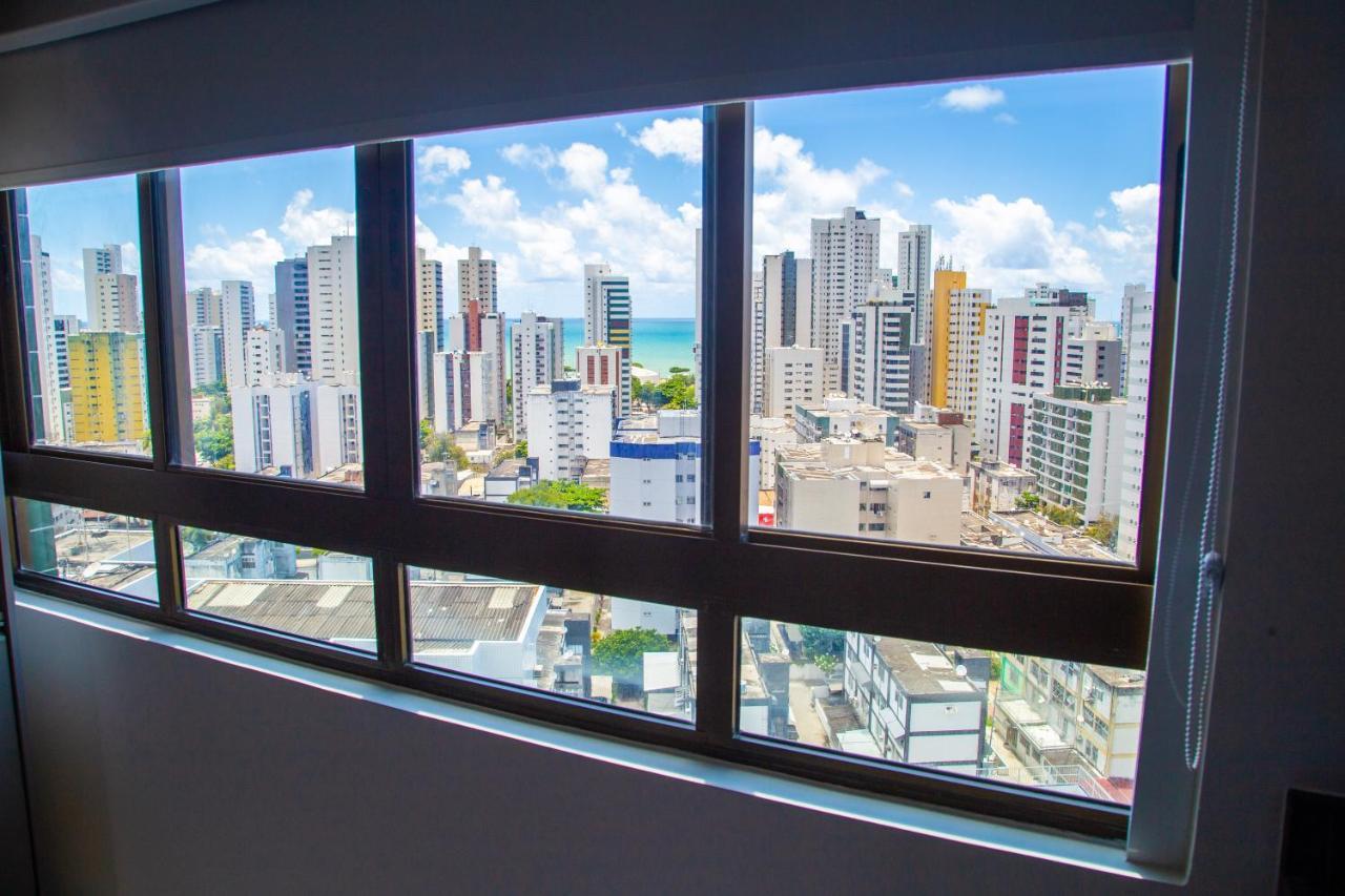 Flat No Melhor De Boa Viagem, Vista Para O Mar, Andar Alto Ресіфі Екстер'єр фото